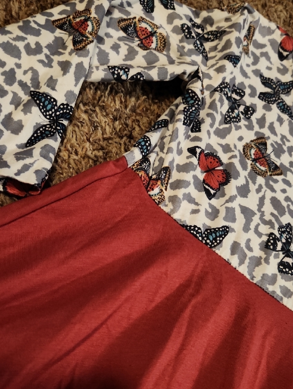 Butterfly Print Dress - Picture 2 of 4